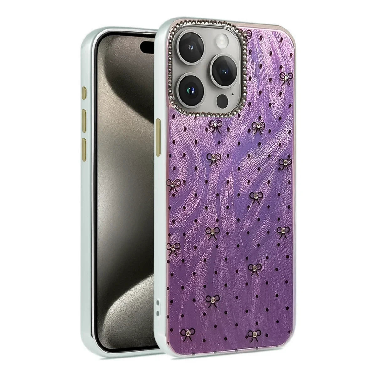 Apple iPhone 15 Pro Max Kılıf Blade Aynalı Desenli Kapak - Desen 2 Apple iPhone 15 Pro Max Kılıf Blade Aynalı Desenli Kapak - Desen 2