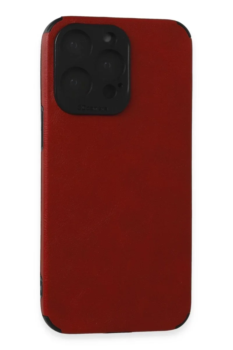 Apple iPhone 15 Pro Kılıf Loop Deri Silikon - Kırmızı Apple iPhone 15 Pro Kılıf Loop Deri Silikon - Kırmızı