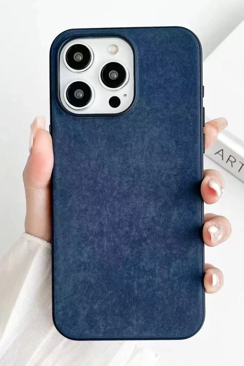 Apple iPhone 15 Pro Kılıf Karen Magsafe Kapak - Lacivert