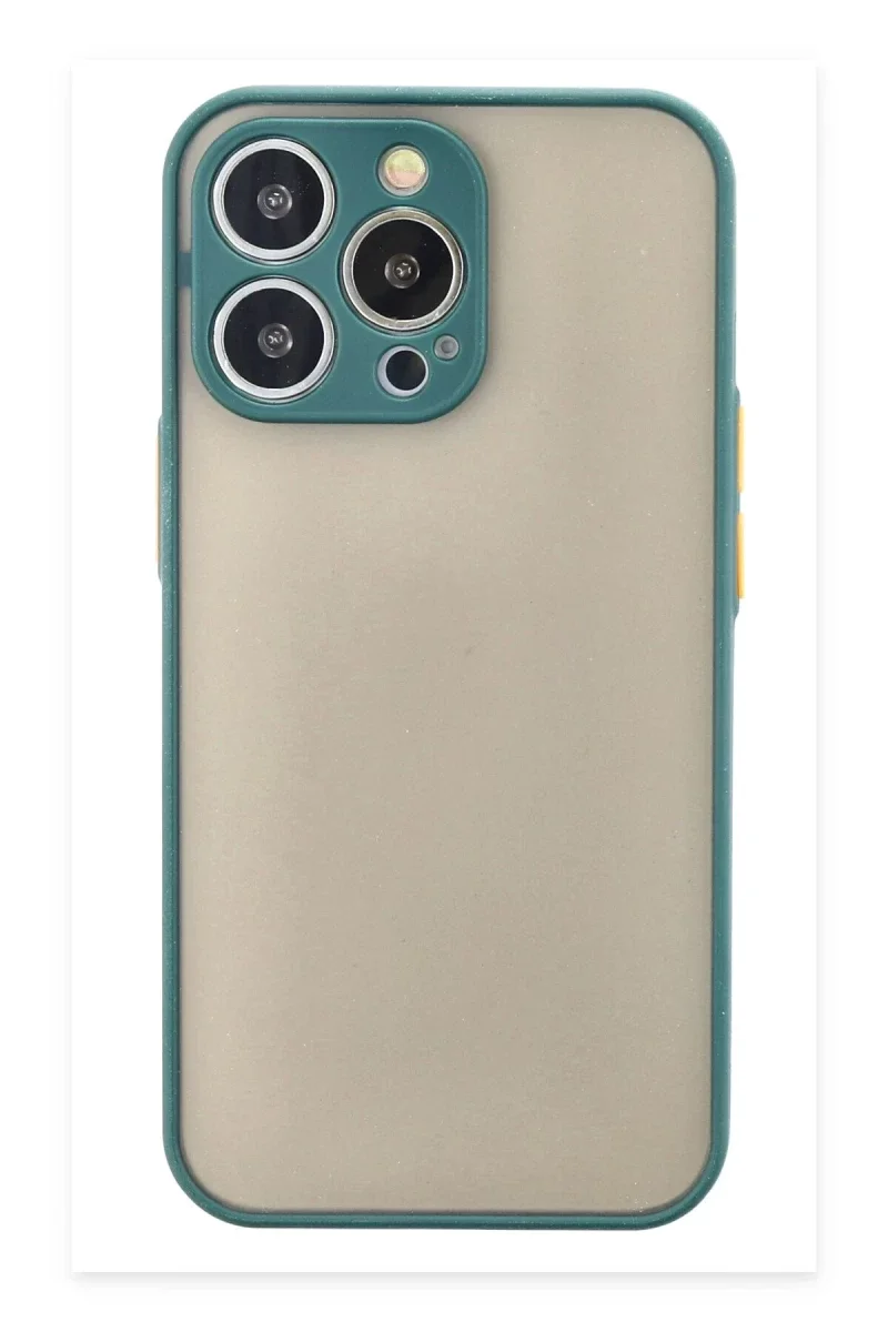 Apple iPhone 15 Pro Max Kılıf Montreal Silikon Kapak - Yeşil Apple iPhone 15 Pro Max Kılıf Montreal Silikon Kapak - Yeşil