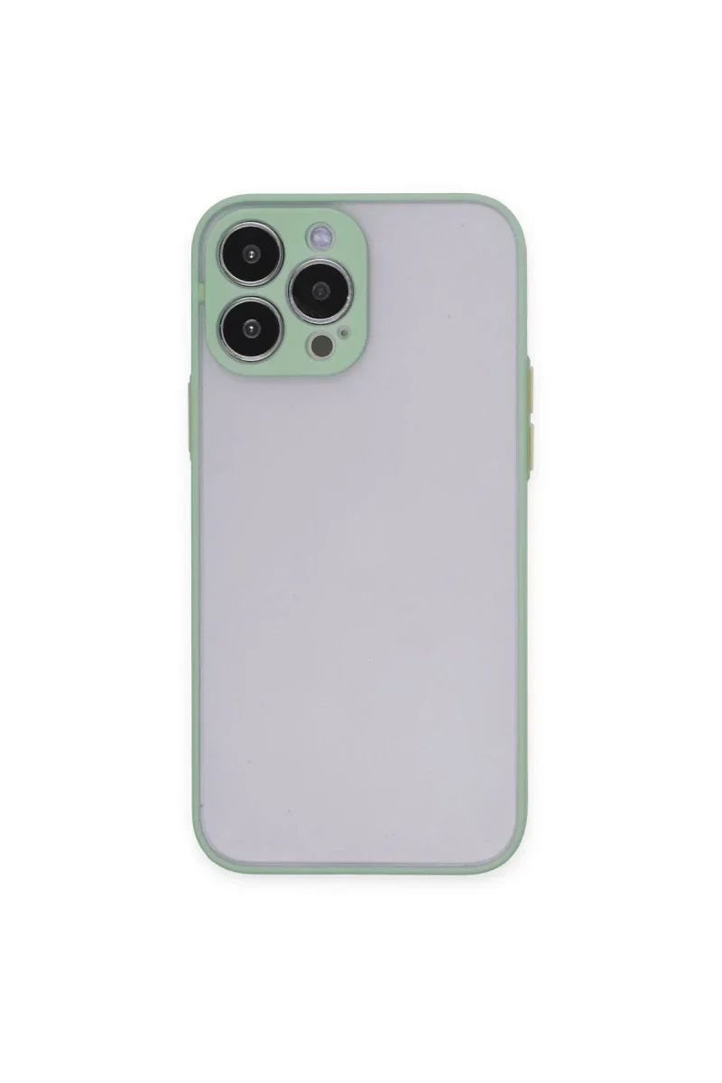 Apple iPhone 15 Pro Max Kılıf Montreal Silikon Kapak - Açık Yeşil Apple iPhone 15 Pro Max Kılıf Montreal Silikon Kapak - Açık Yeşil