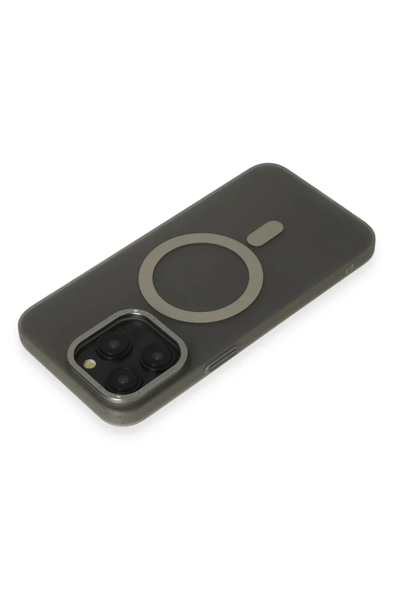 Apple iPhone 15 Pro Kılıf Lodos Magneticsafe Mat Kapak - Titan Gri Fiyatı, Yorumları ve Özellikleri