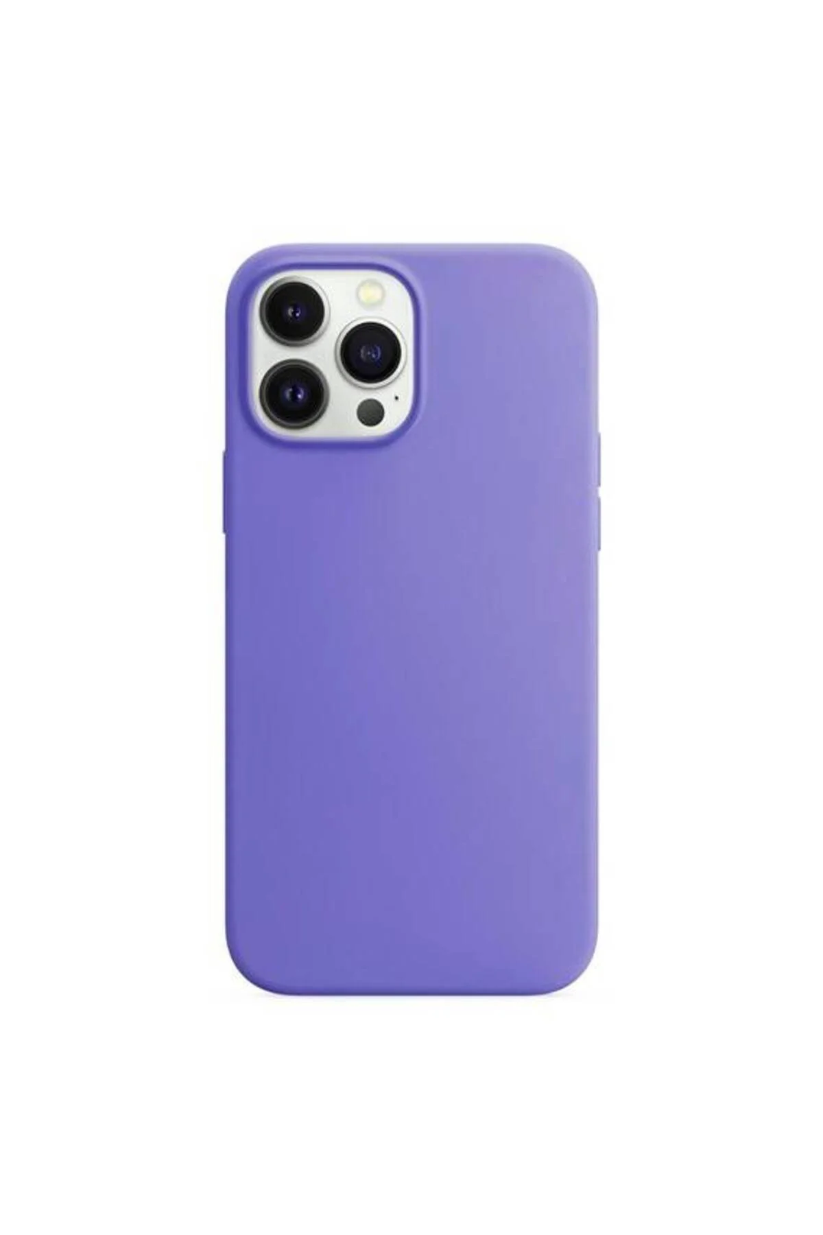 Apple iPhone 15 Pro Max 6.7'' Liquit Lansman Silikon Lila