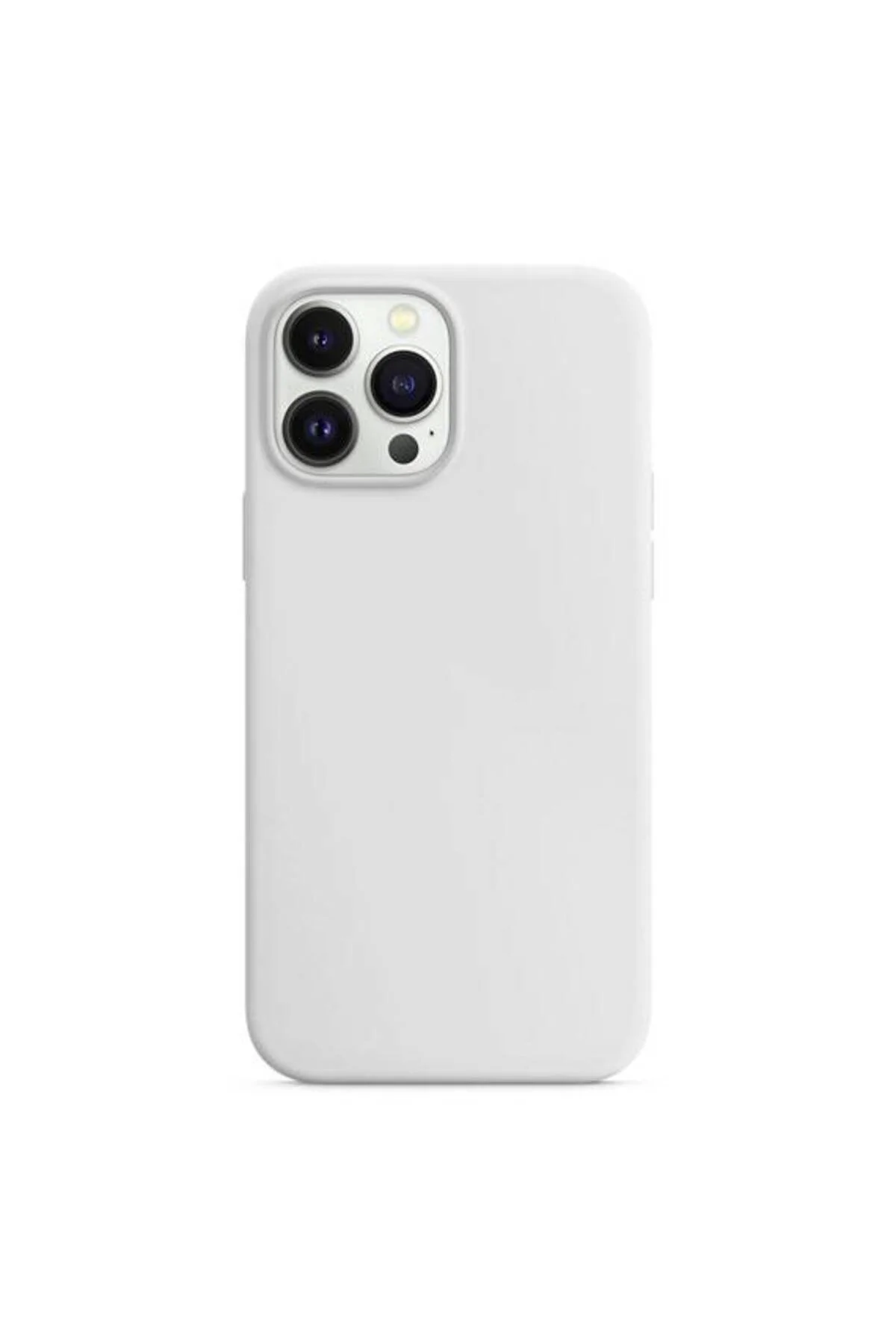 Apple iPhone 15 Pro Max 6.7'' Liquit Lansman Silikon Beyaz