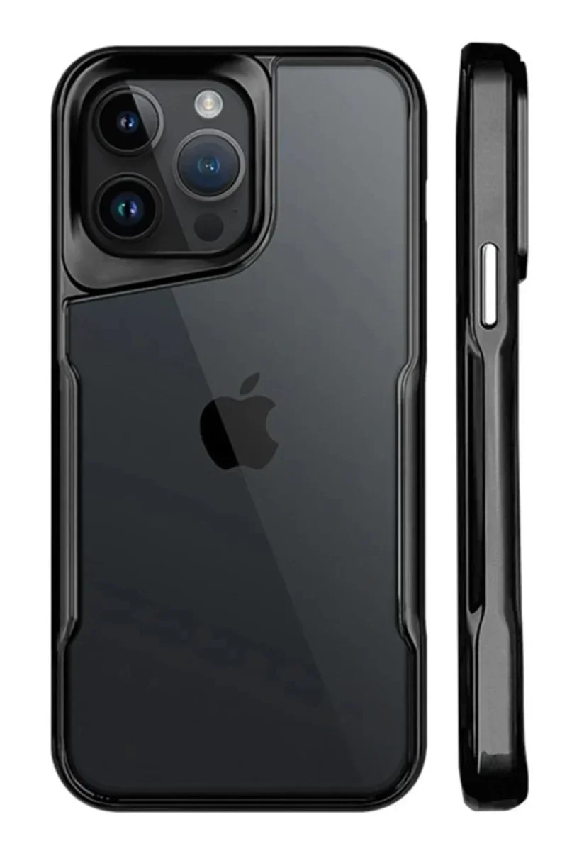 Apple iPhone 15 Pro Kılıf Boyi Silikon Kapak - Siyah