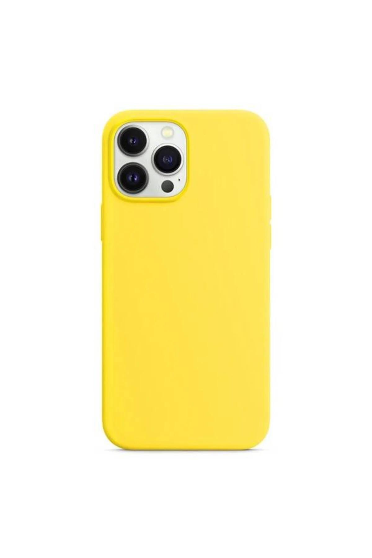 Apple iPhone 15 Pro 6.1'' Liquit Lansman Silikon Sarı