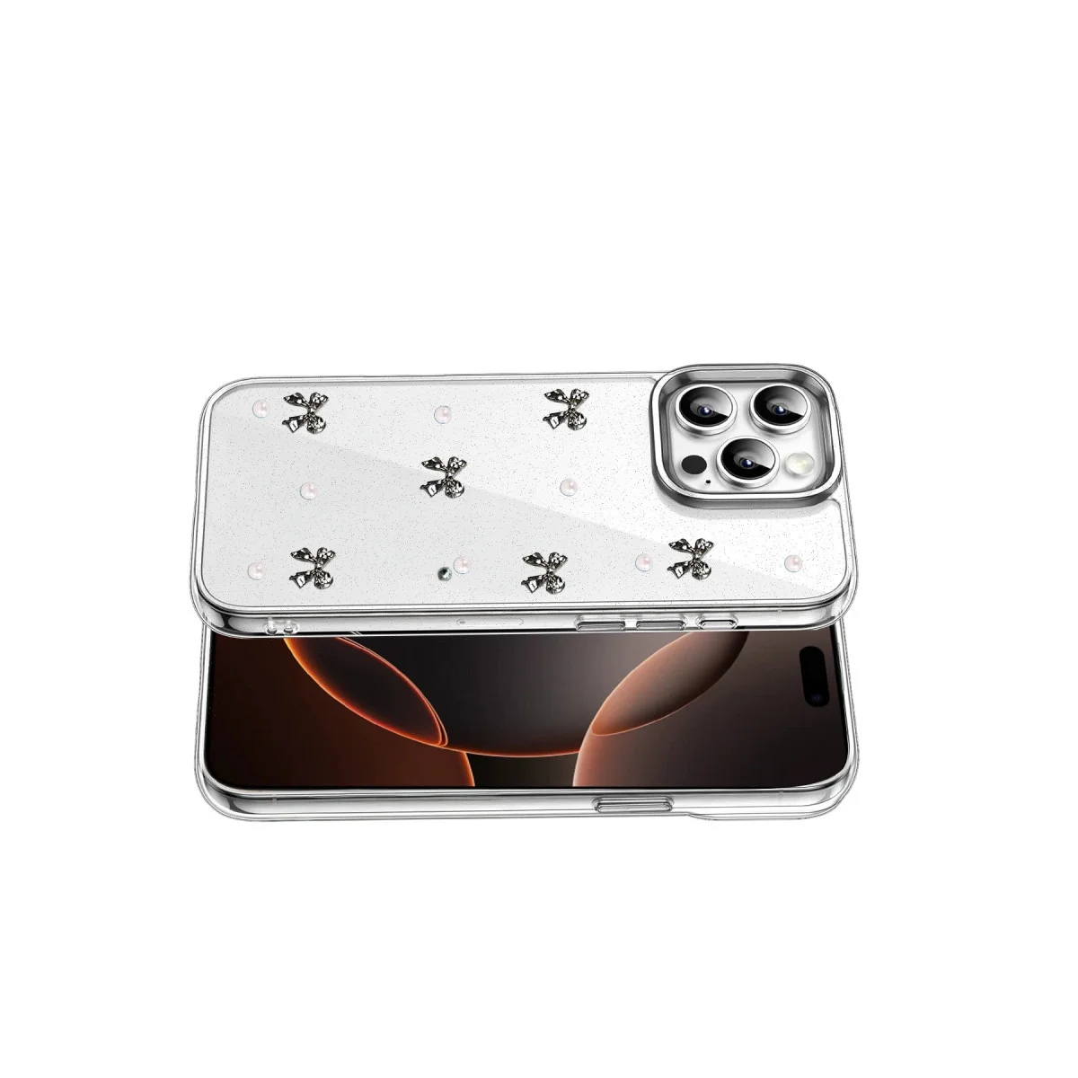 Apple İphone 15 Pro Max Fiyonk Desenli Kapak - Desen 8 Apple İphone 15 Pro Max Fiyonk Desenli Kapak - Desen 8