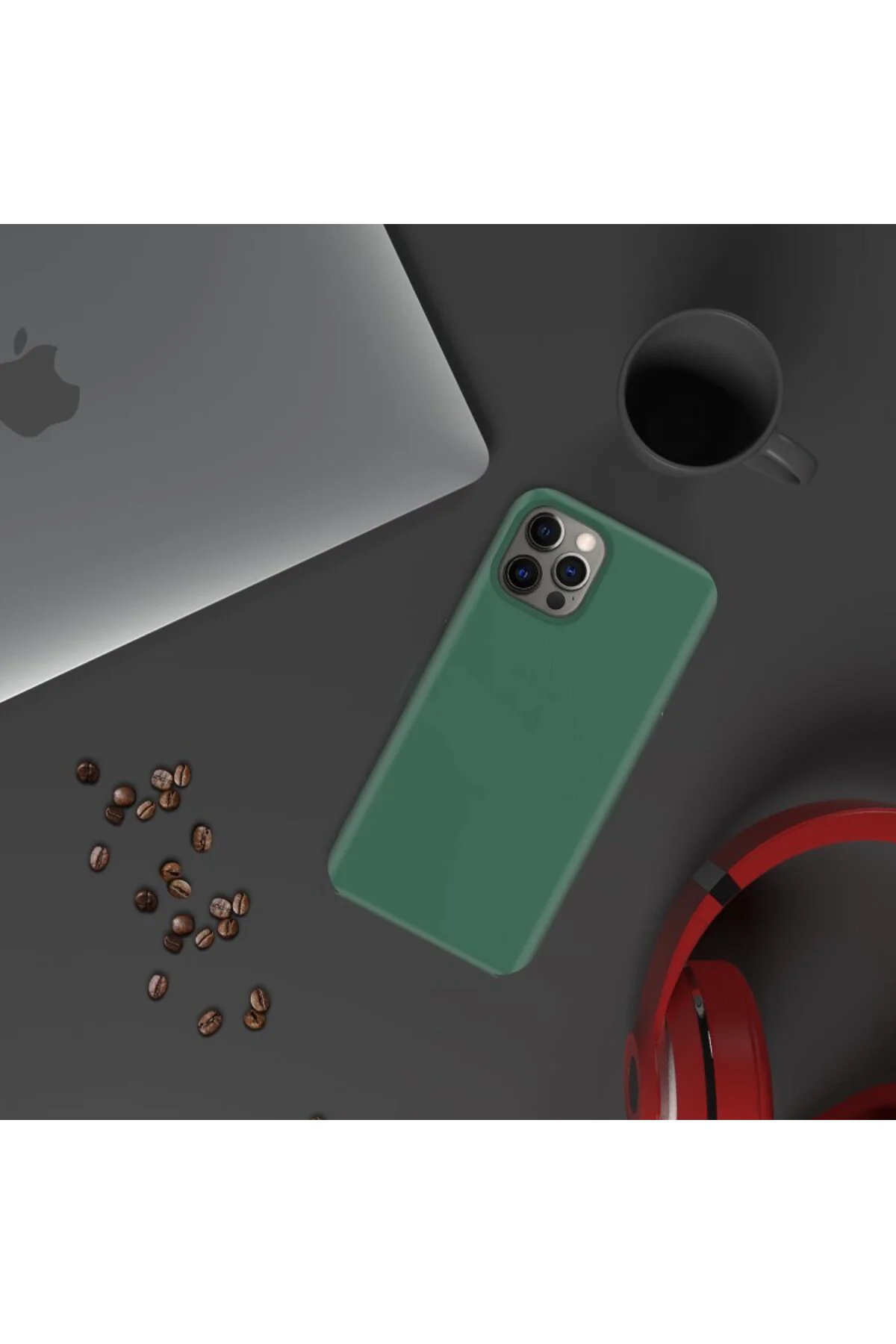 Apple iPhone 15 Pro 6.1'' İnce Mat Silikon Kılıf Haki Fiyatı, Yorumları ve Özellikleri