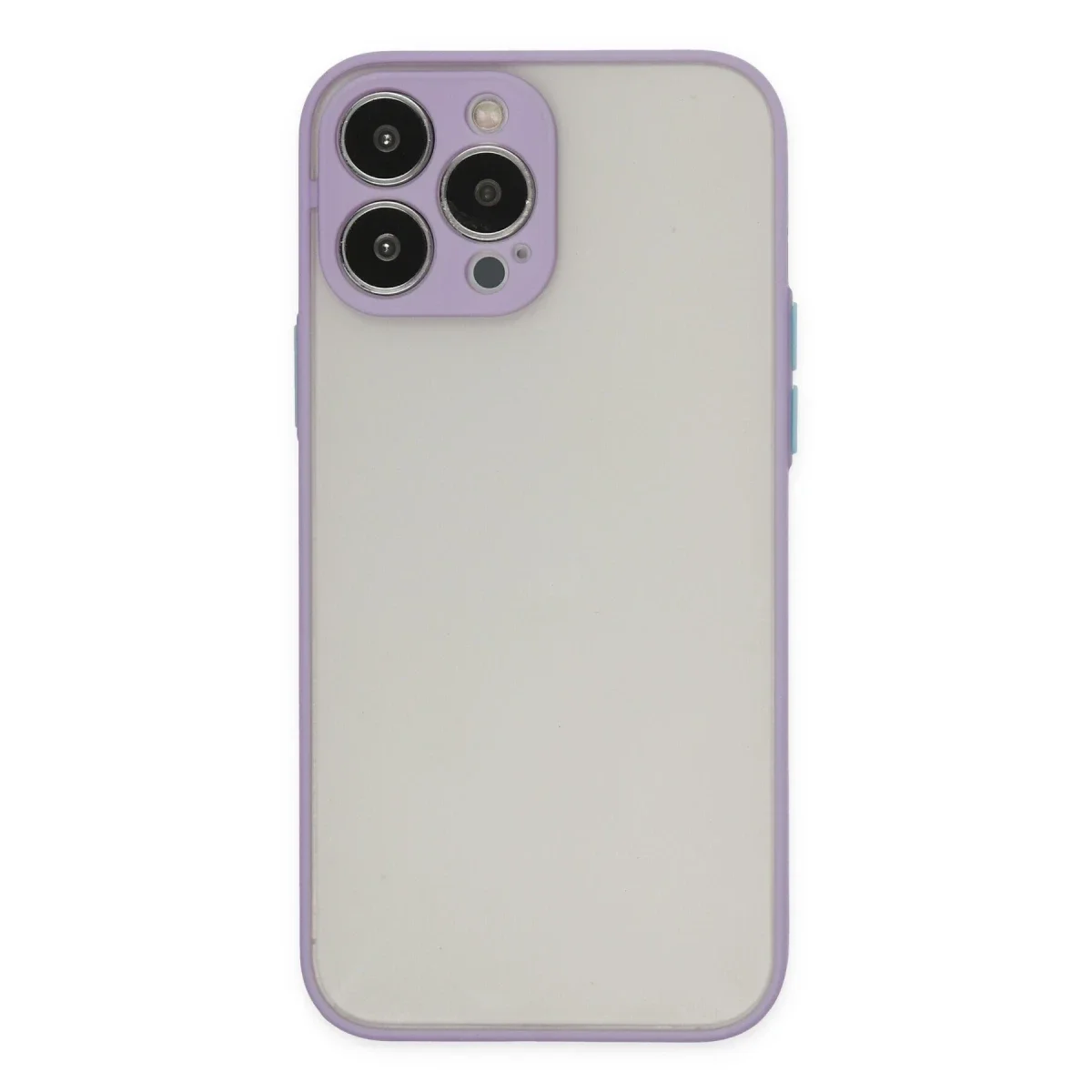 Apple iPhone 15 Pro Max Kılıf Montreal Silikon Kapak - Mor Apple iPhone 15 Pro Max Kılıf Montreal Silikon Kapak - Mor
