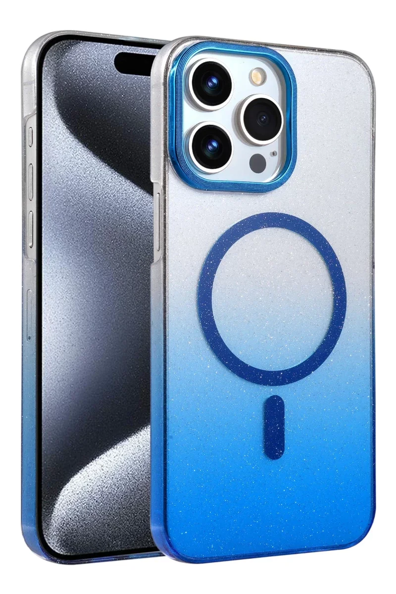 Apple iPhone 15 Pro Max Glossy Magsafe Kapak - Mavi Fiyatı, Yorumları ve Özellikleri