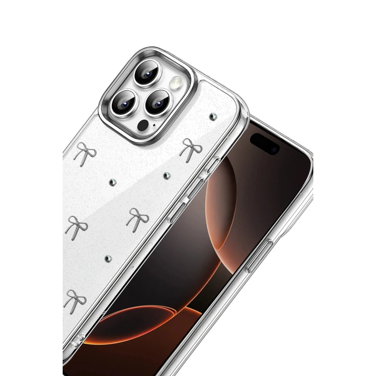 Apple İphone 15 Pro Fiyonk Desenli Kapak - Desen 5 Apple İphone 15 Pro Fiyonk Desenli Kapak - Desen 5