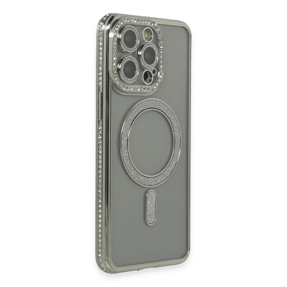 Apple İphone 15 Pro Kılıf Joke Simli Magneticsafe Kılıf - Gri Fiyatı, Yorumları ve Özellikleri