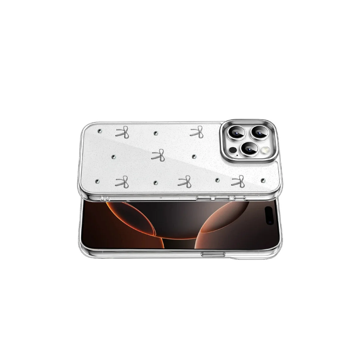 Apple İphone 15 Pro Fiyonk Desenli Kapak - Desen 5 Apple İphone 15 Pro Fiyonk Desenli Kapak - Desen 5
