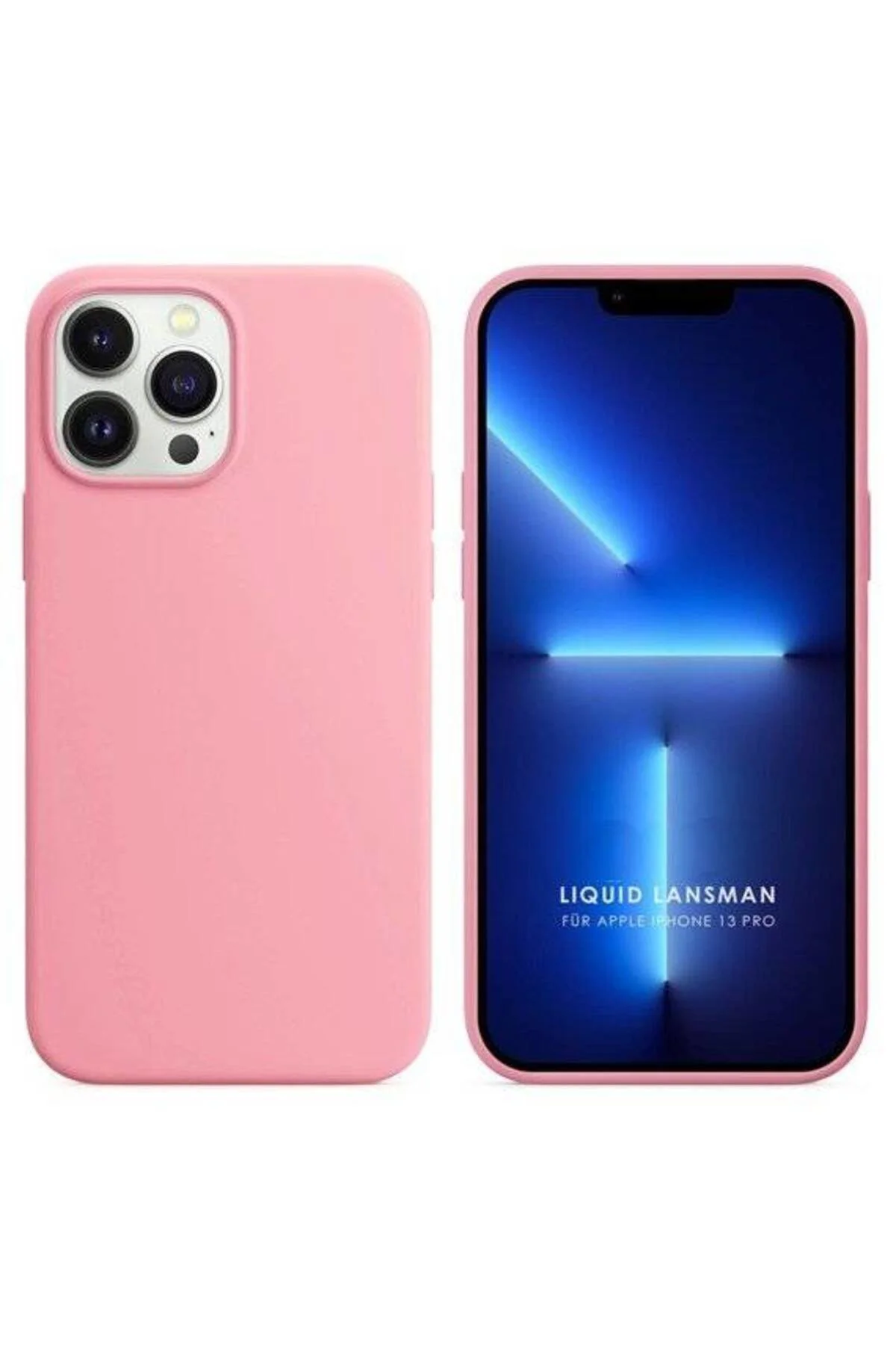 Apple iPhone 15 Pro Max 6.7'' Liquit Lansman Silikon Pembe
