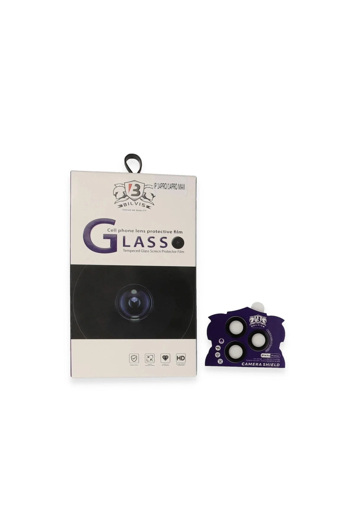 Apple İphone 15 Pro Max Bilvis Titan Kamera Lens - Siyah Apple İphone 15 Pro Max Bilvis Titan Kamera Lens - Siyah
