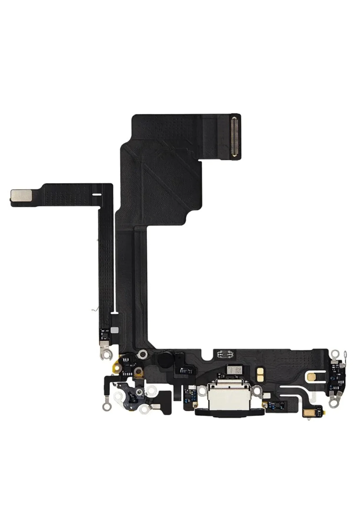 APPLE İPHONE 15 PRO ŞARJ SOKETİ FİLMİ FLEX (SİYAH)