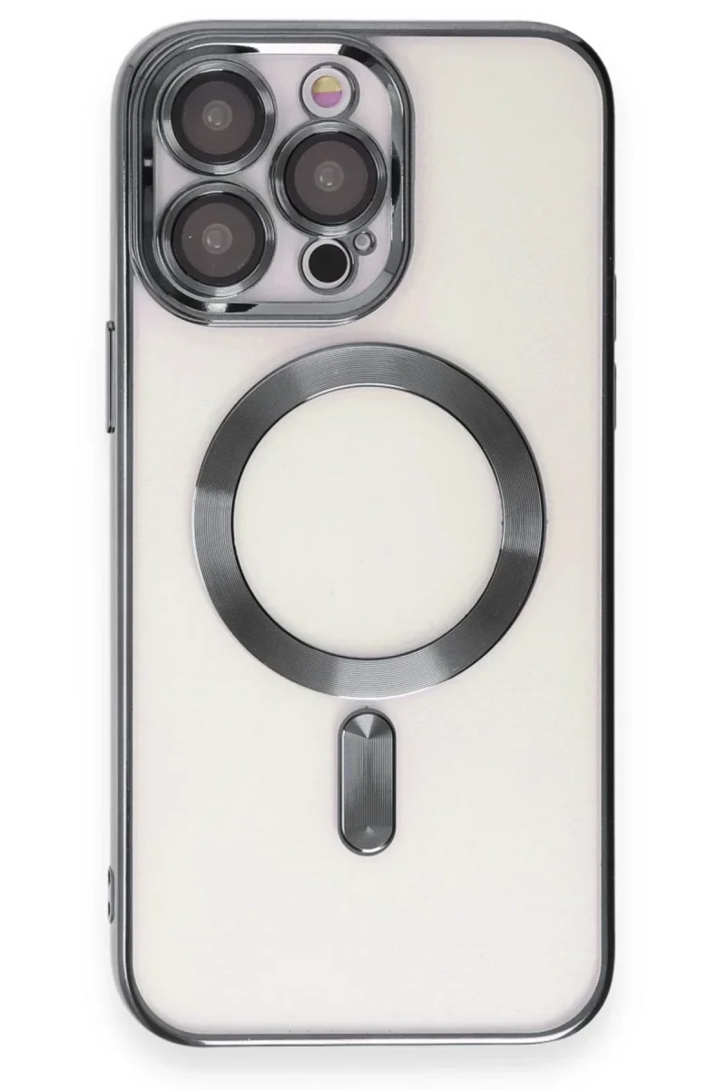 Apple iPhone 15 Pro Kılıf Kross Magneticsafe Kapak - Titan Gri