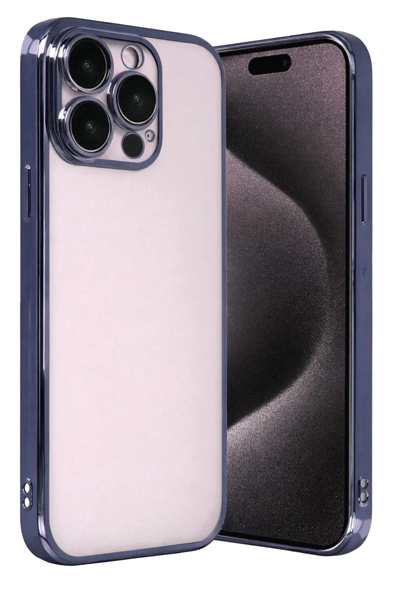 Apple iPhone 15 Pro Max Razer Lensli Silikon - Lacivert Apple iPhone 15 Pro Max Razer Lensli Silikon - Lacivert