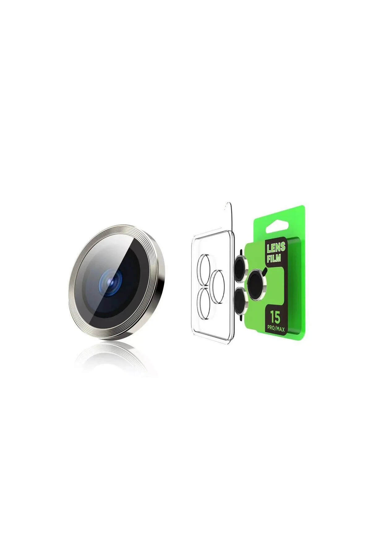 Apple İphone 15 Raze Metal Kamera Lens - Pembe Apple İphone 15 Raze Metal Kamera Lens - Pembe