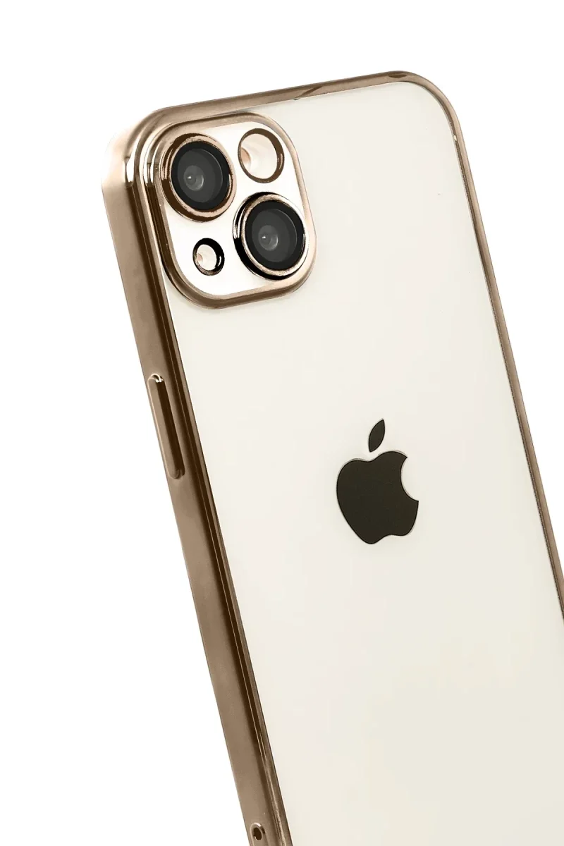 Apple iPhone 15 Razer Lensli Silikon - Çöl Titanyum Apple iPhone 15 Razer Lensli Silikon - Çöl Titanyum