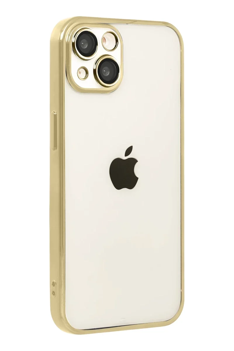 Apple iPhone 15 Razer Lensli Silikon - Gold Apple iPhone 15 Razer Lensli Silikon - Gold