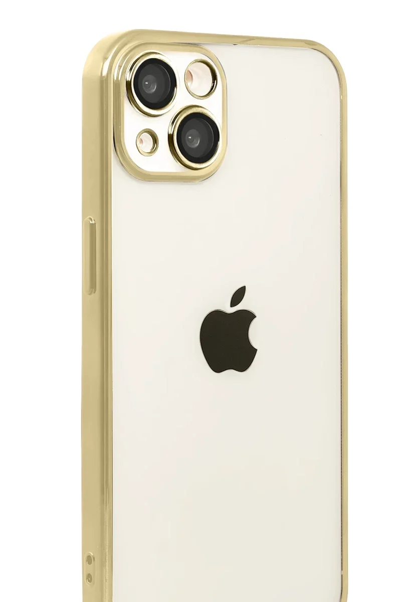Apple iPhone 15 Razer Lensli Silikon - Gold Apple iPhone 15 Razer Lensli Silikon - Gold