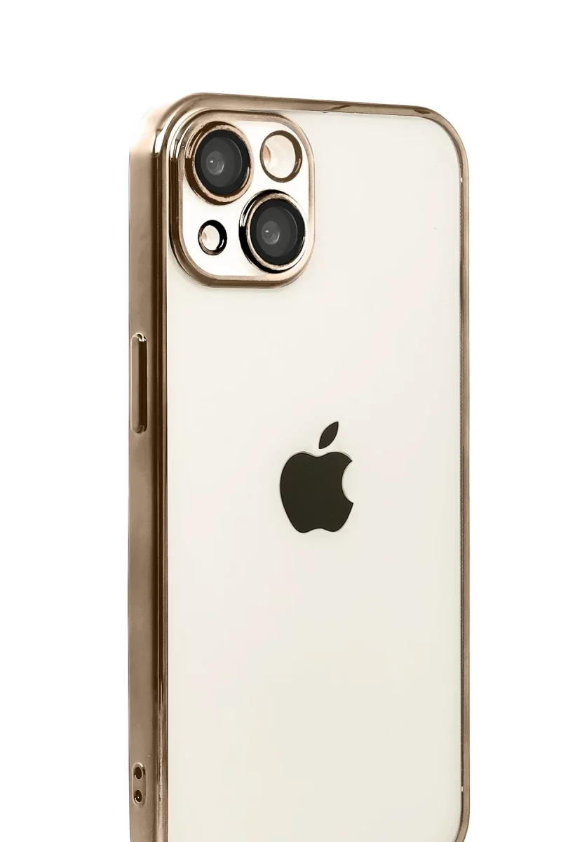 Apple iPhone 15 Razer Lensli Silikon - Çöl Titanyum Apple iPhone 15 Razer Lensli Silikon - Çöl Titanyum