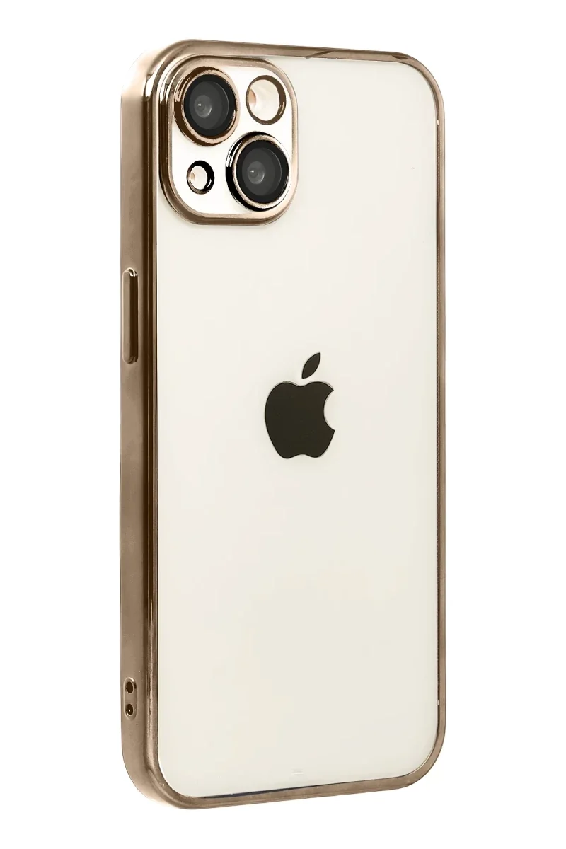Apple iPhone 15 Razer Lensli Silikon - Çöl Titanyum Apple iPhone 15 Razer Lensli Silikon - Çöl Titanyum