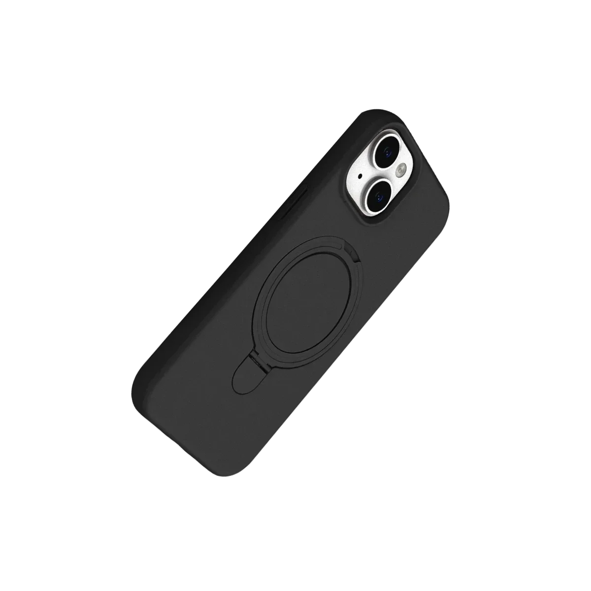 Apple iPhone 15 Regal Magsafe Standlı Kapak - Siyah