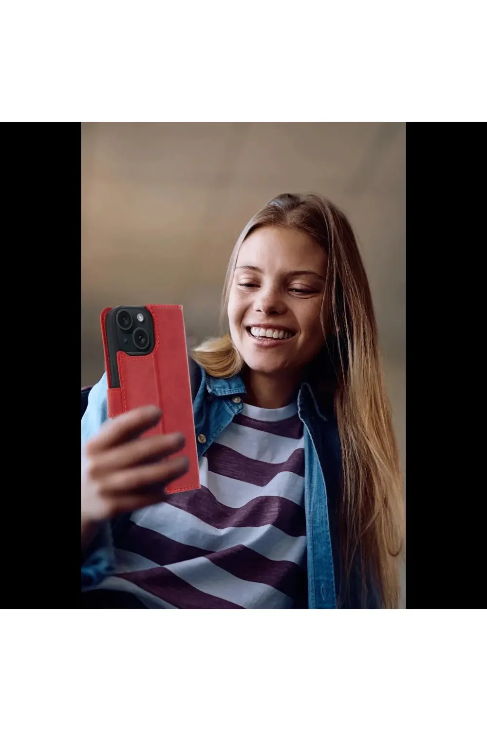 Apple iPhone 15 Trend S Plus Kapaklı Kılıf