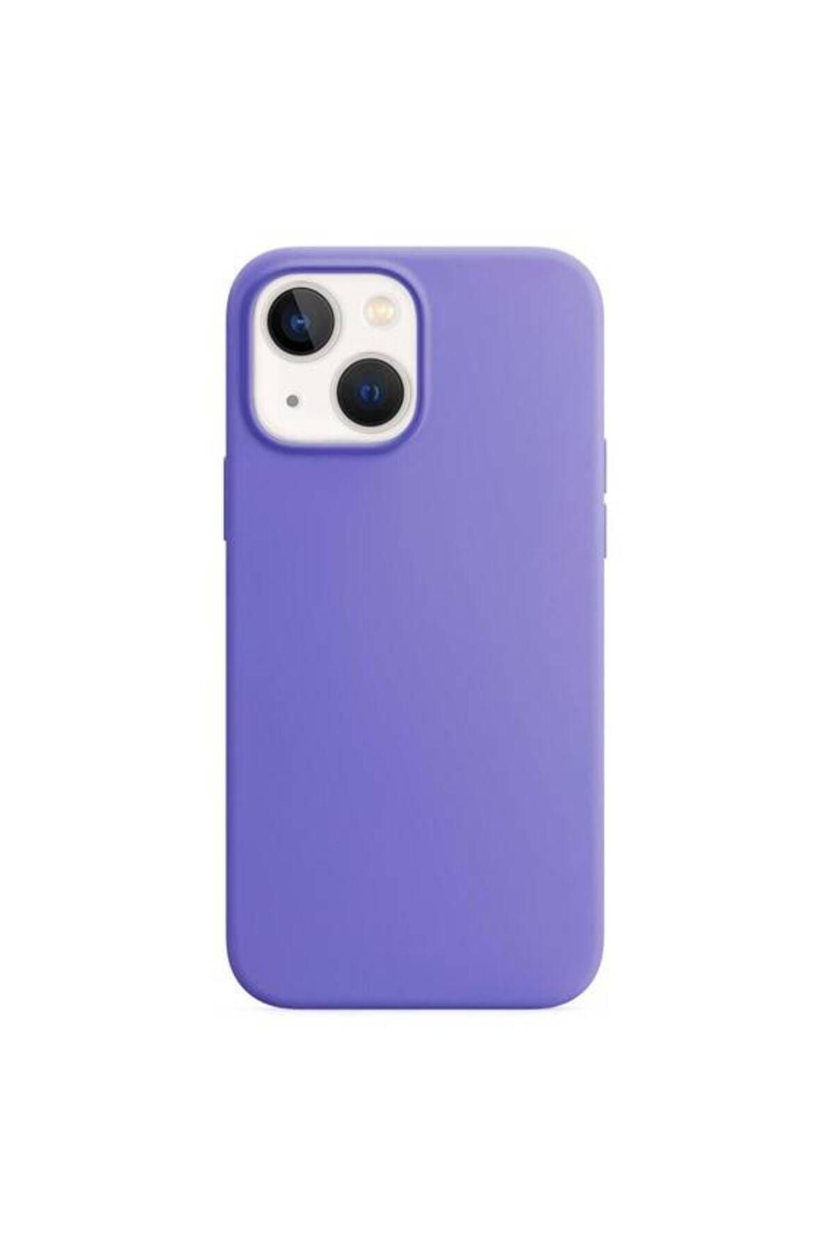 Piyasasepeti Apple İphone 15 Plus 6'' Liquit Lansman Silikon Lila