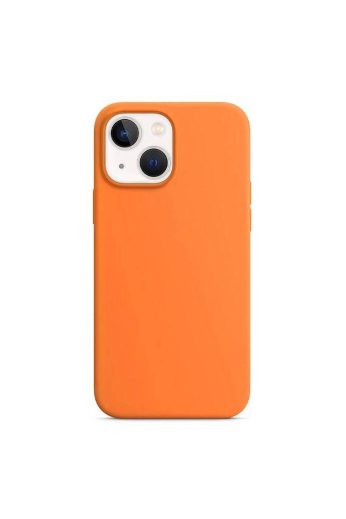 Piyasasepeti Apple İphone 15 Plus 6'' Liquit Lansman Silikon Turuncu
