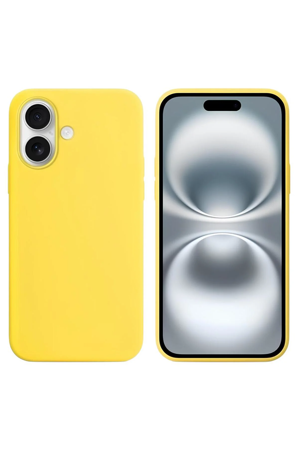 Apple iPhone 16 6.1'' Liquit Lansman Silikon Sarı Apple iPhone 16 6.1'' Liquit Lansman Silikon Sarı