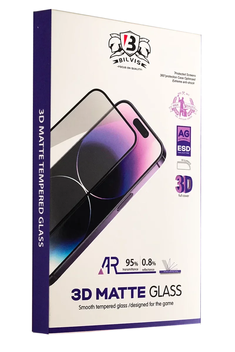 Apple iPhone 16 Bilvis 3D Mat Cam Ekran Koruyucu Fiyatı, Yorumları ve Özellikleri