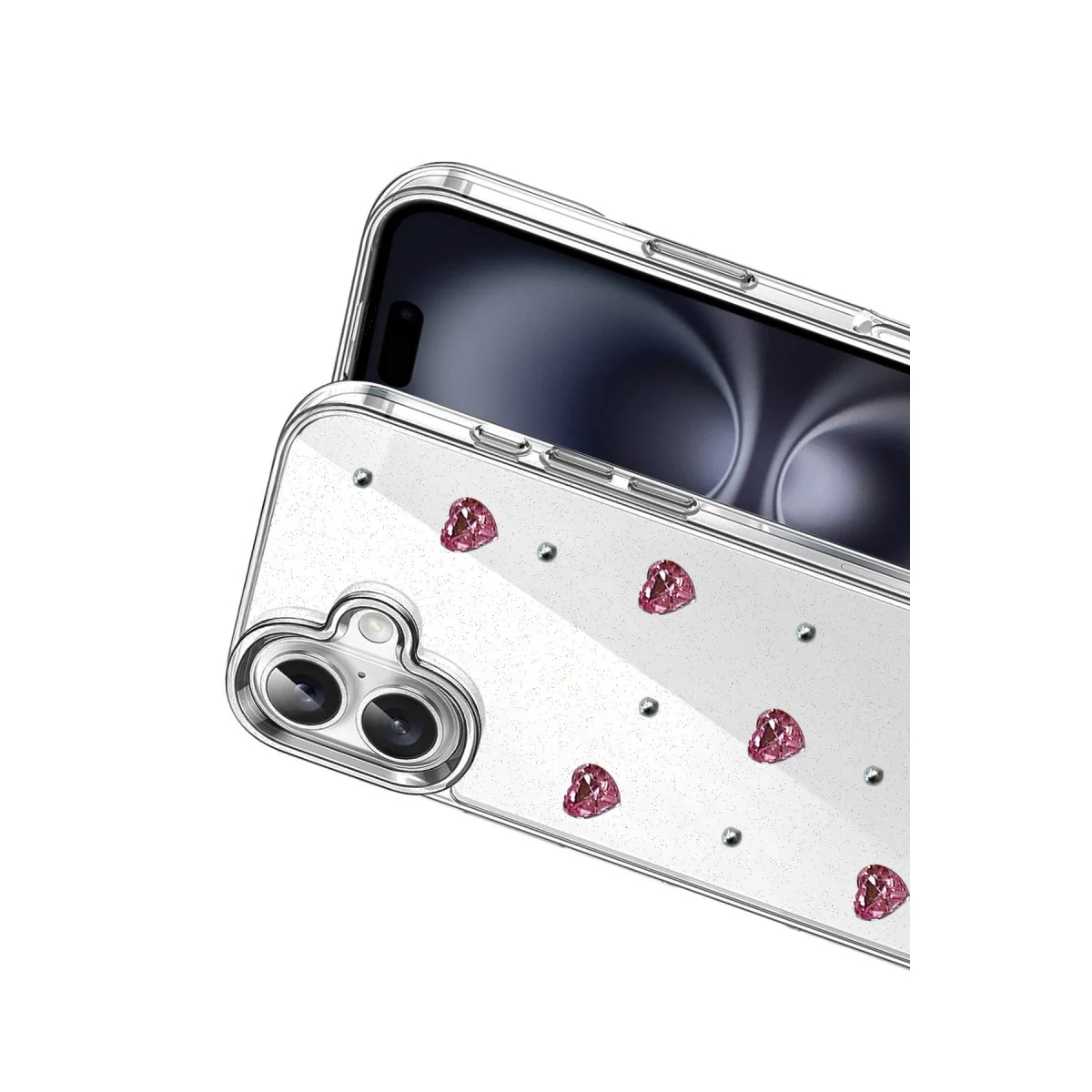 Apple İphone 16 Fiyonk Desenli Kapak - Desen 3 Apple İphone 16 Fiyonk Desenli Kapak - Desen 3