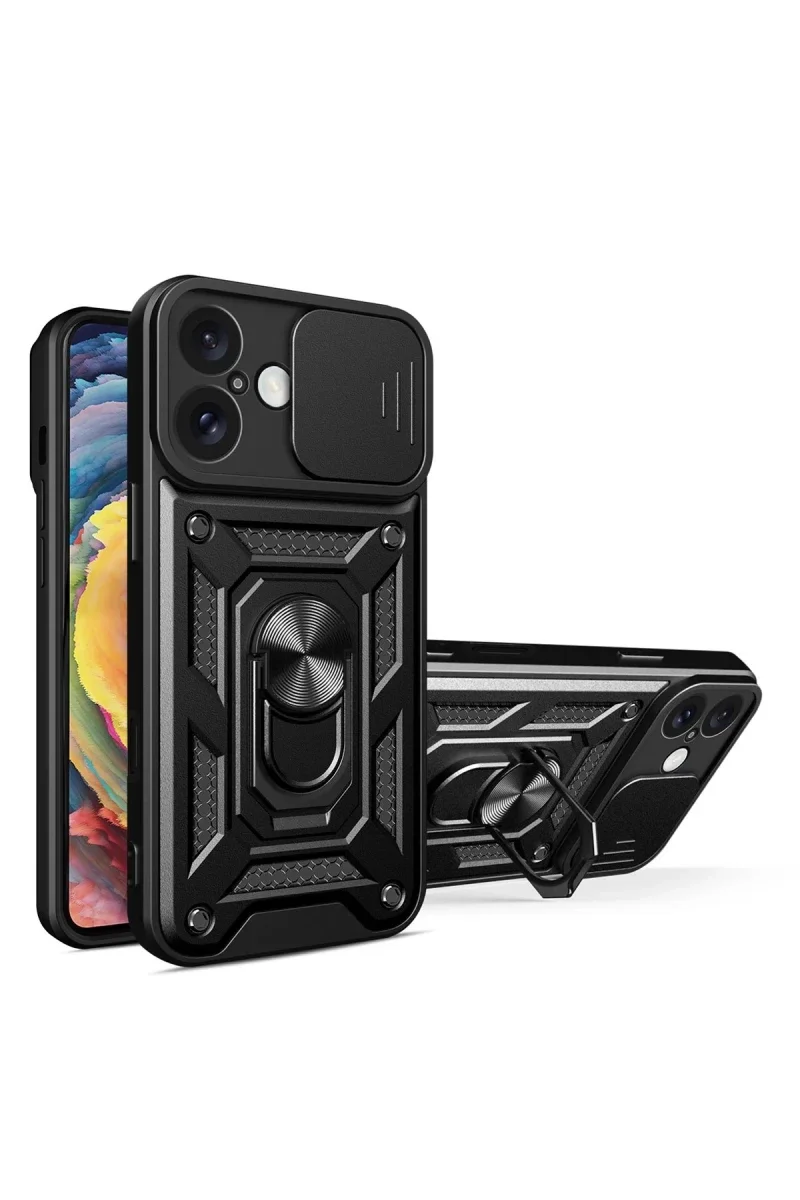Apple iPhone 16 Kılıf Pars Lens Yüzüklü Silikon - Siyah Fiyatı, Yorumları ve Özellikleri