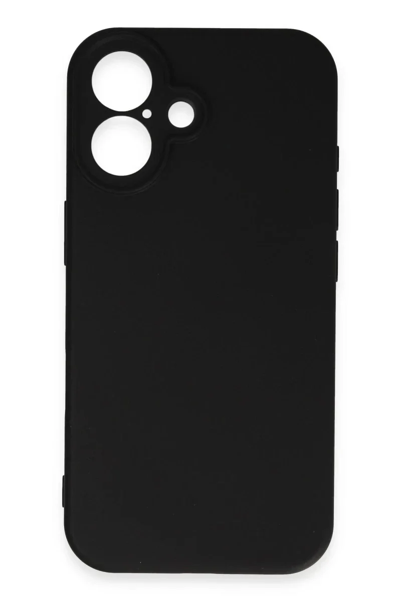 Apple iPhone 16 Kılıf First Silikon - Siyah Apple iPhone 16 Kılıf First Silikon - Siyah