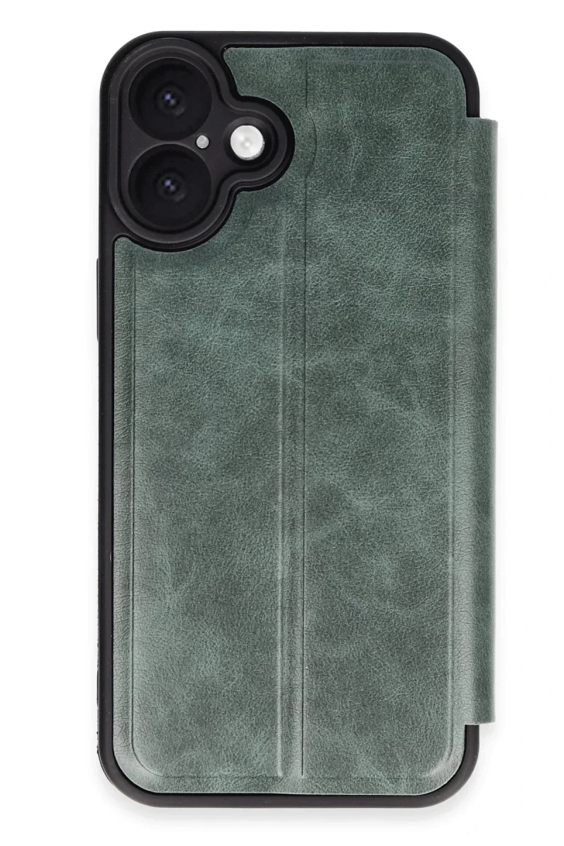 Apple iPhone 16 Kılıf Flip Cover - Koyu Yeşil Fiyatı, Yorumları ve Özellikleri