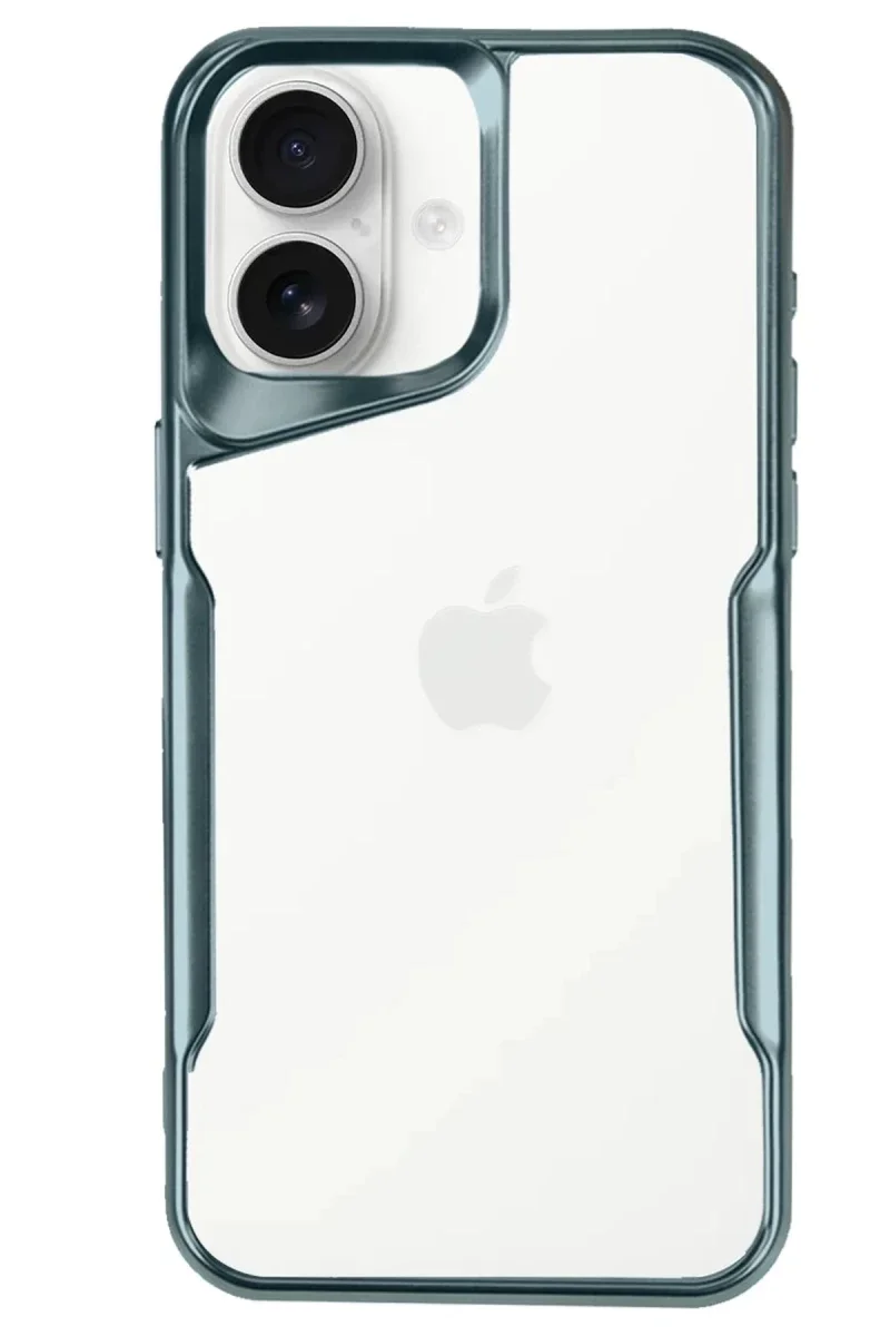 Apple iPhone 16 Kılıf Boyi Silikon Kapak - Turkuaz