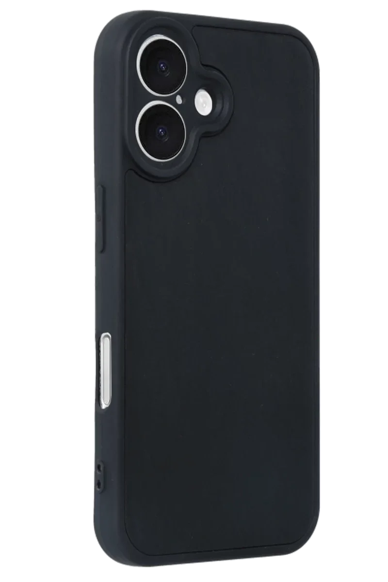 Apple iPhone 16 Kılıf Aras Deri Kapak - Siyah