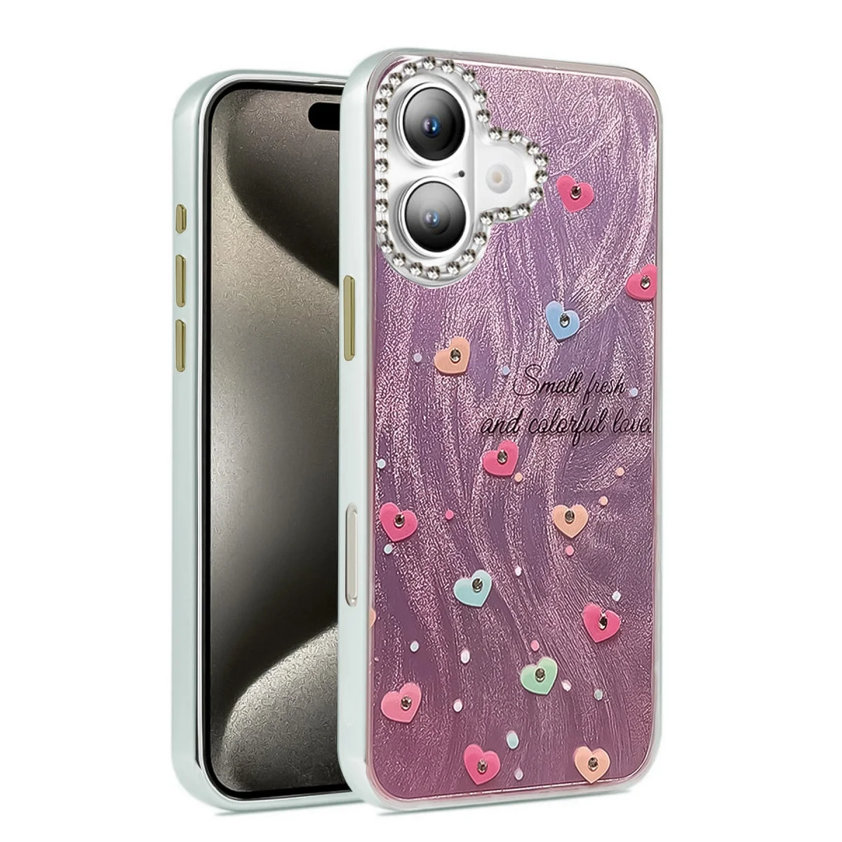 Apple İphone 16 Kılıf Blade Aynalı Desenli Kapak - Desen 8 Apple İphone 16 Kılıf Blade Aynalı Desenli Kapak - Desen 8