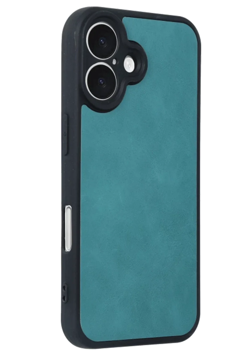 Apple iPhone 16 Kılıf Aras Deri Kapak - Açık Yeşil