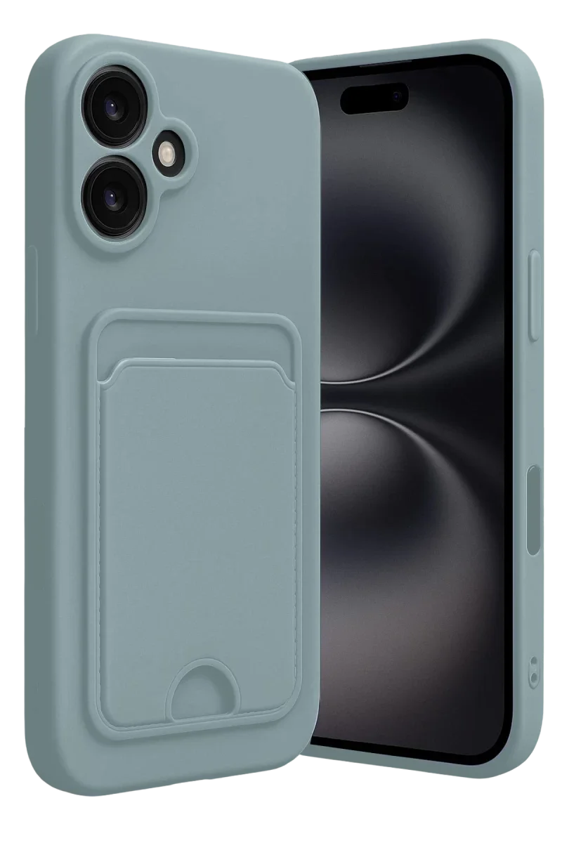 Apple iPhone 16 Kılıf Kelvin Kartvizitli Silikon - Açık Yeşil Apple iPhone 16 Kılıf Kelvin Kartvizitli Silikon - Açık Yeşil
