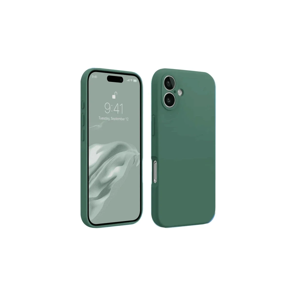 Apple iPhone 16 Kılıf First Silikon - Koyu Yeşil Apple iPhone 16 Kılıf First Silikon - Koyu Yeşil