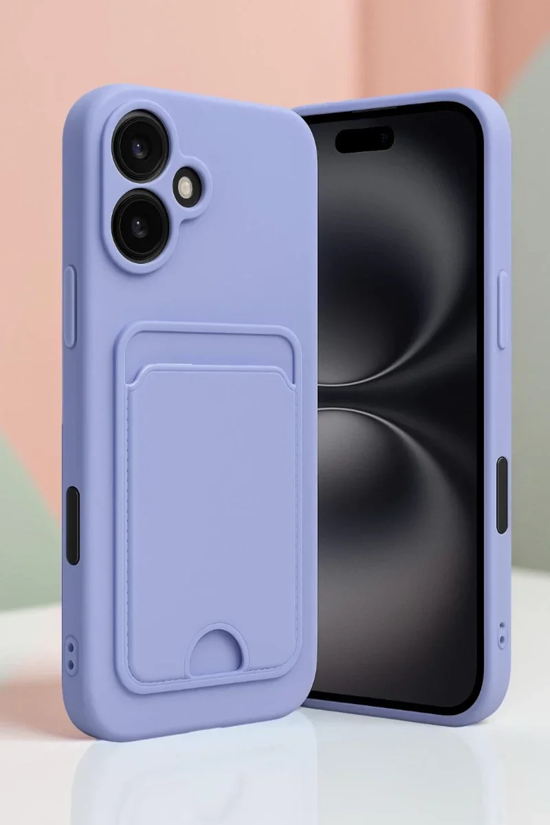 Apple iPhone 16 Kılıf Kelvin Kartvizitli Silikon - Açık Yeşil Apple iPhone 16 Kılıf Kelvin Kartvizitli Silikon - Açık Yeşil