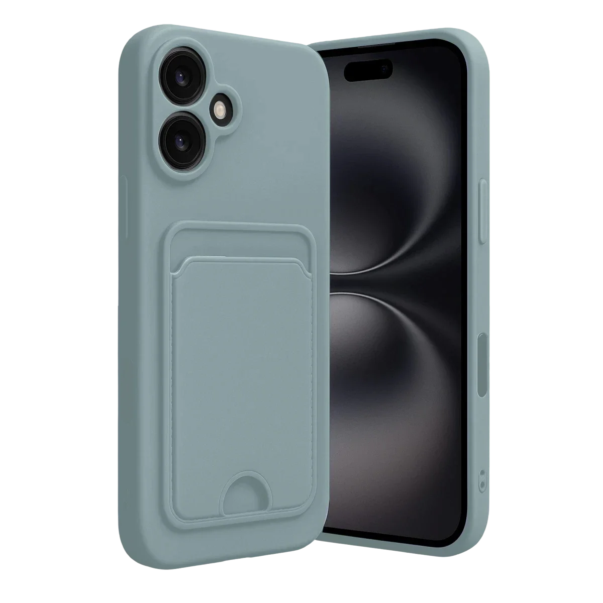 Apple iPhone 16 Kılıf Kelvin Kartvizitli Silikon - Açık Yeşil Apple iPhone 16 Kılıf Kelvin Kartvizitli Silikon - Açık Yeşil