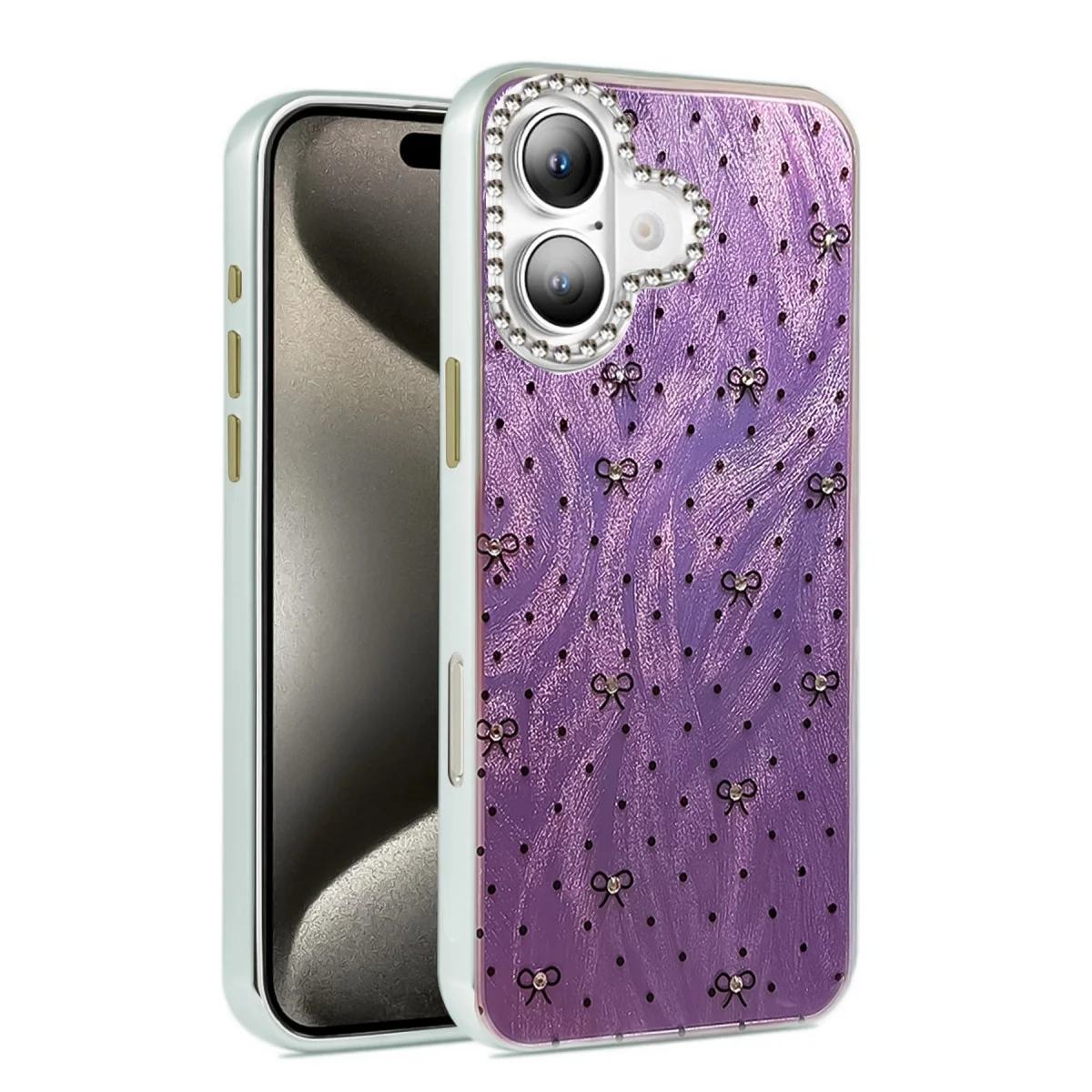 Apple İphone 16 Kılıf Blade Aynalı Desenli Kapak - Desen 2 Apple İphone 16 Kılıf Blade Aynalı Desenli Kapak - Desen 2