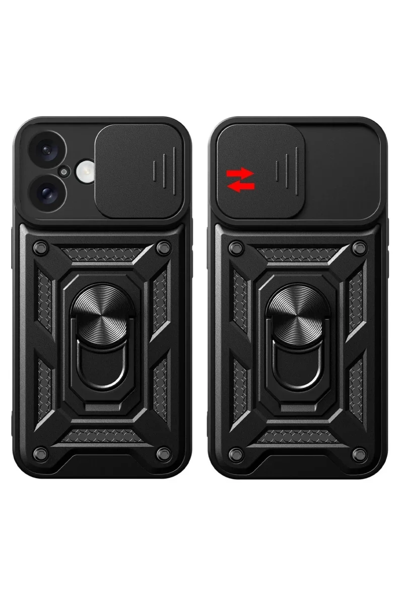 Apple iPhone 16 Kılıf Pars Lens Yüzüklü Silikon - Gümüş Apple iPhone 16 Kılıf Pars Lens Yüzüklü Silikon - Gümüş