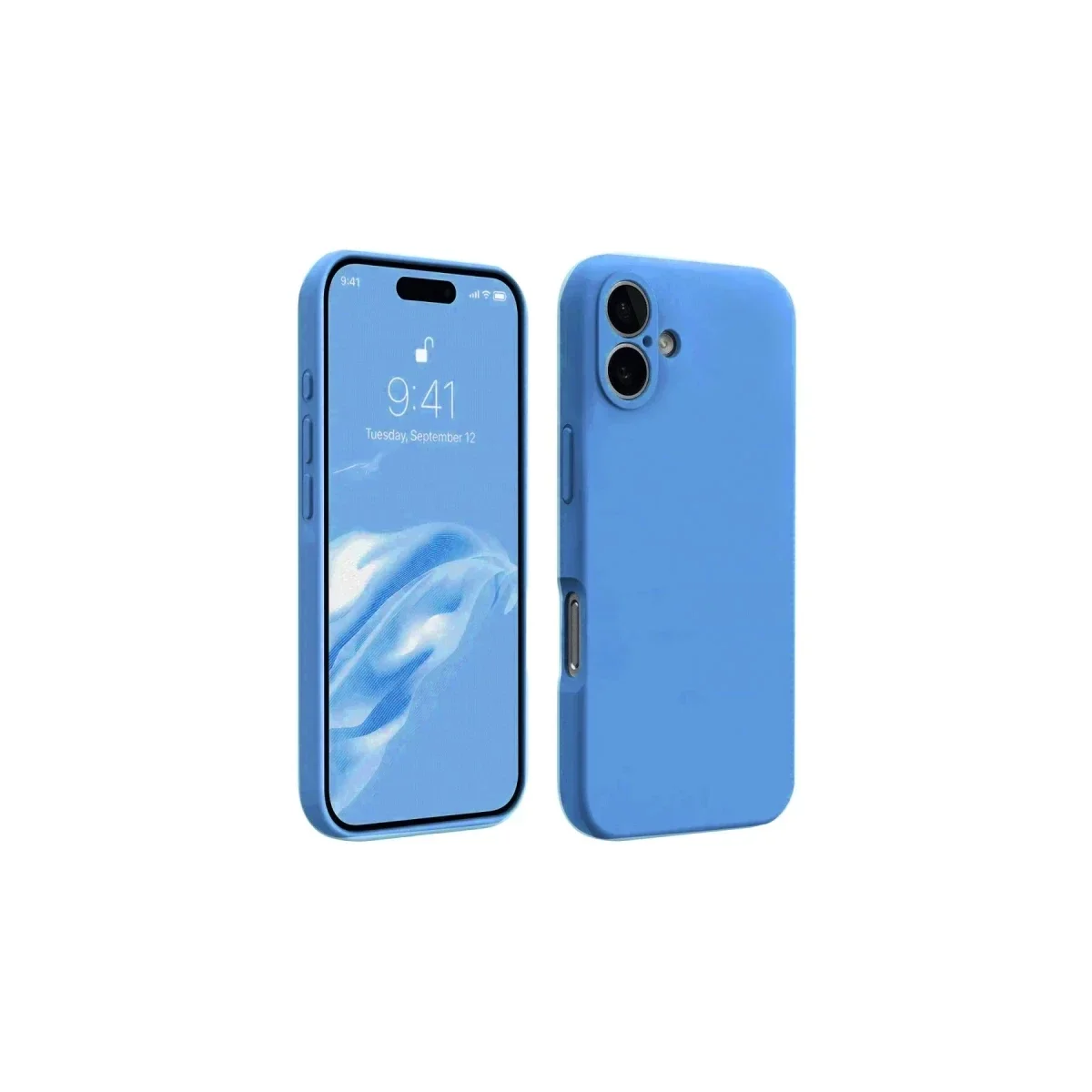 Apple iPhone 16 Kılıf First Silikon - Mavi Apple iPhone 16 Kılıf First Silikon - Mavi