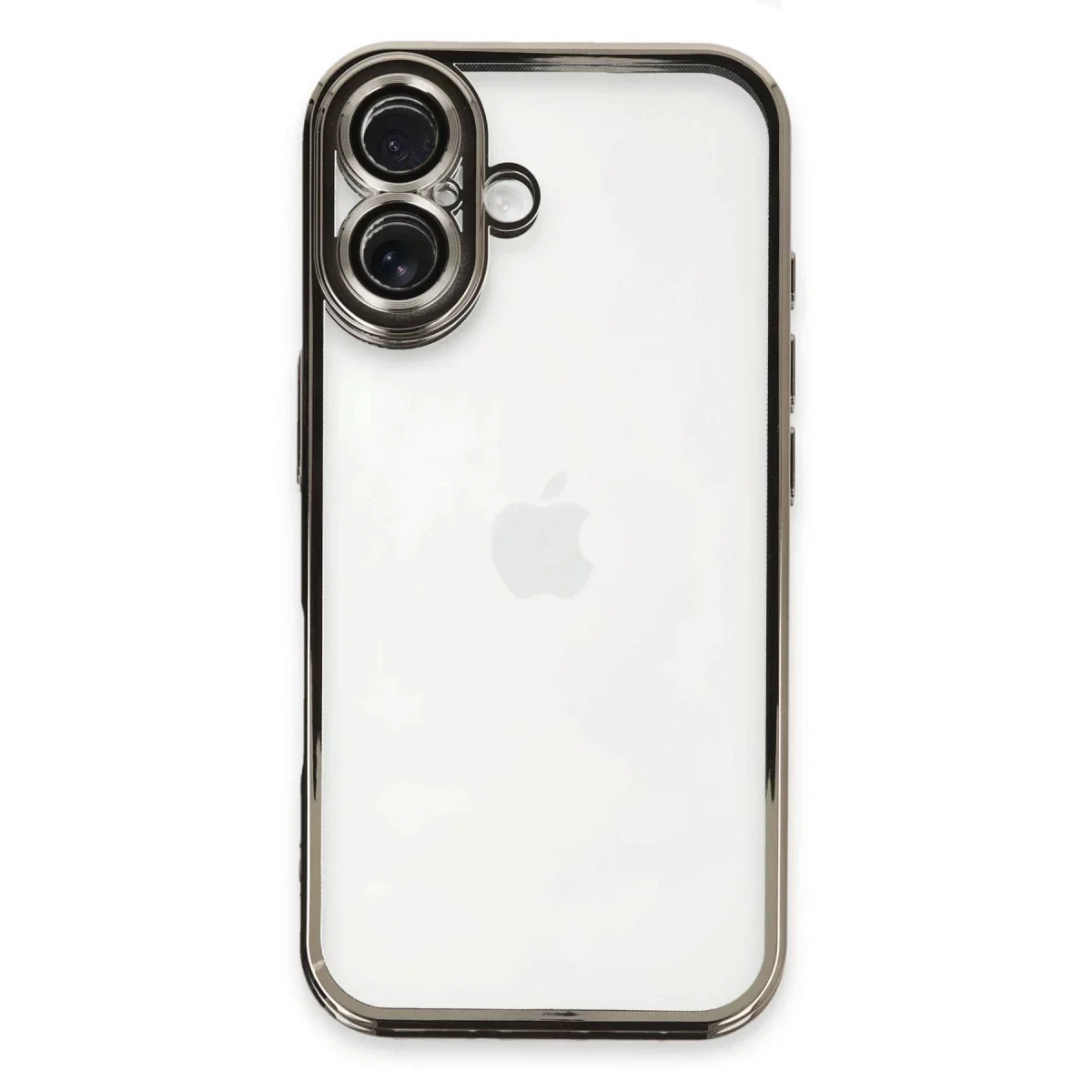 Apple iPhone 16 Plus Kılıf Razer Lensli Silikon - Titanyum Gri Apple iPhone 16 Plus Kılıf Razer Lensli Silikon - Titanyum Gri